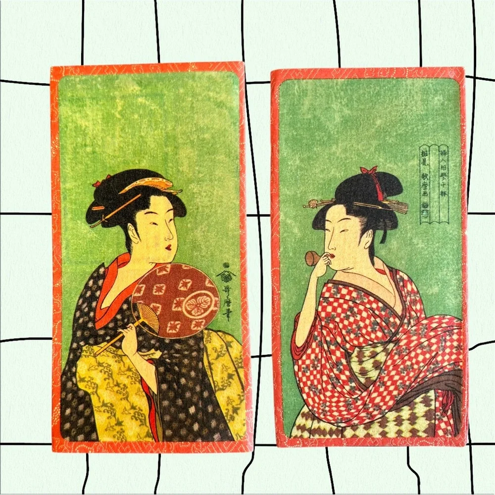 Vintage Japanese Paper Portfolio/Wallet